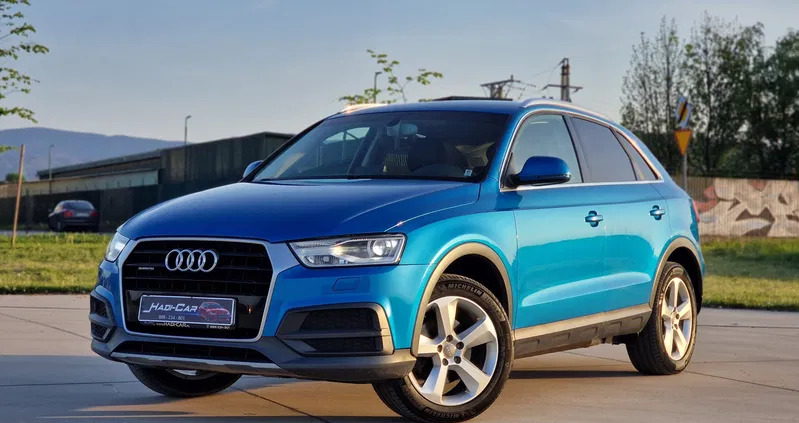 samochody osobowe Audi Q3 cena 77900 przebieg: 129000, rok produkcji 2015 z Dolsk